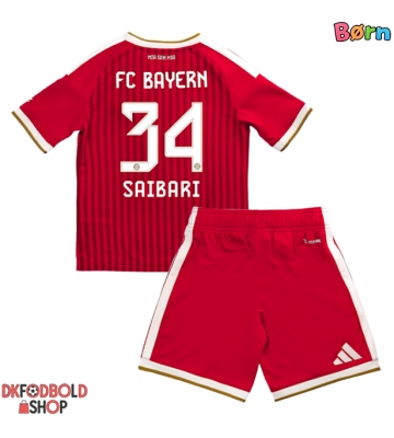Bayern Munich Ismael Saibari #34 Hjemmebanesæt Børn 2026-27 Kort ærmer (+ korte bukser)